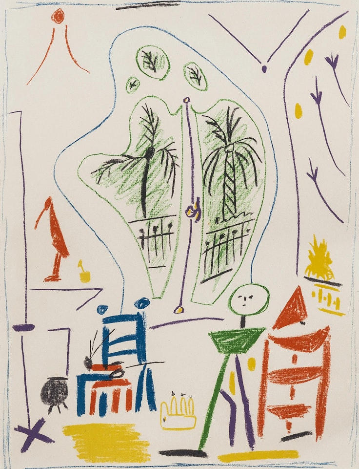 Dans l"Atelier de Picasso (L"Atelier de Cannes) (Bloch 779) by Pablo Picasso