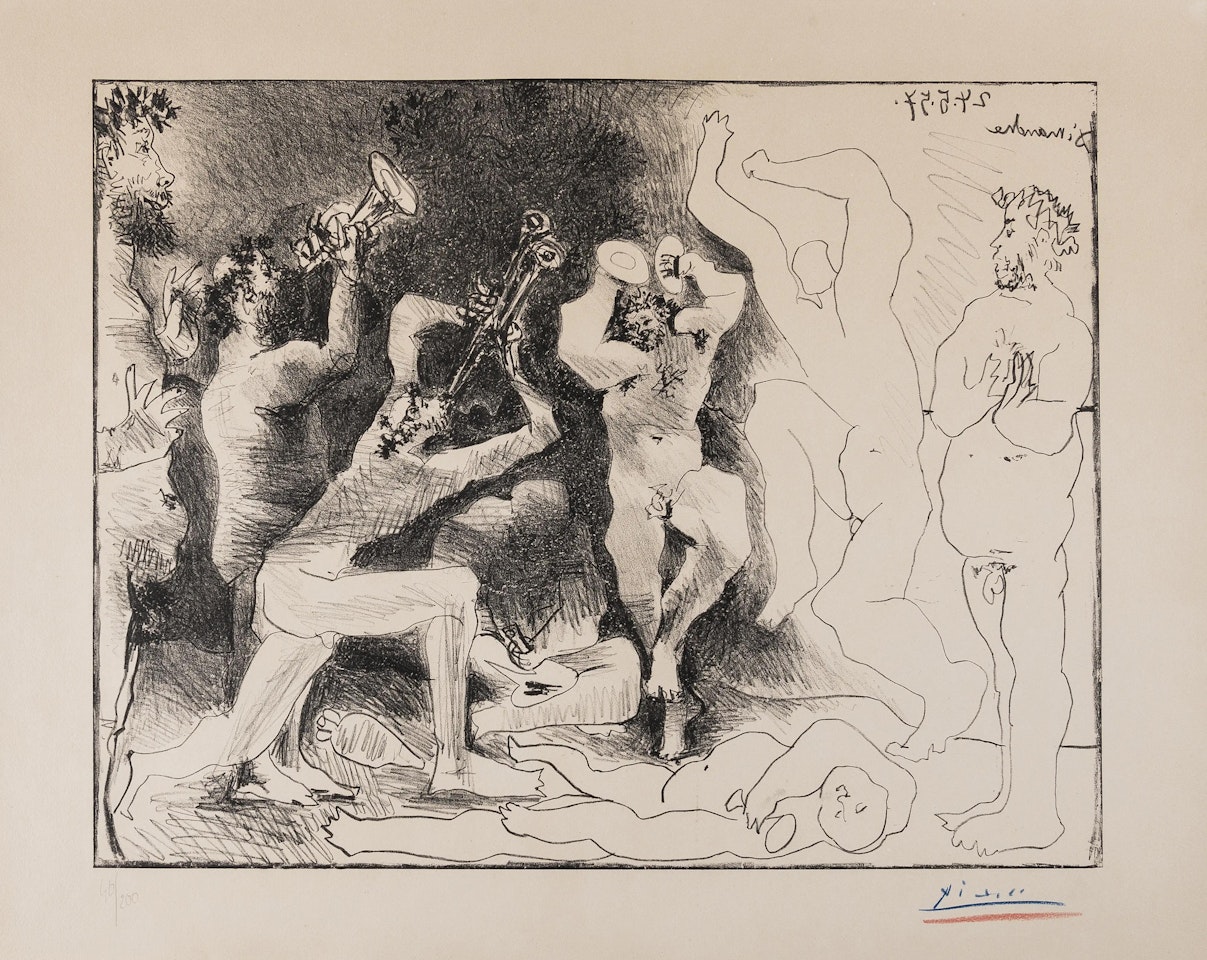 La Danse des Faunes (Bloch 830) by Pablo Picasso