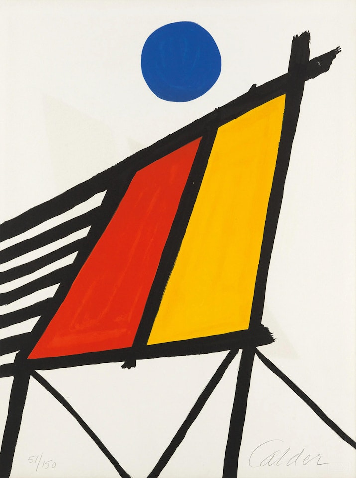 Blue Sun from Conspiracy by Alexander Calder