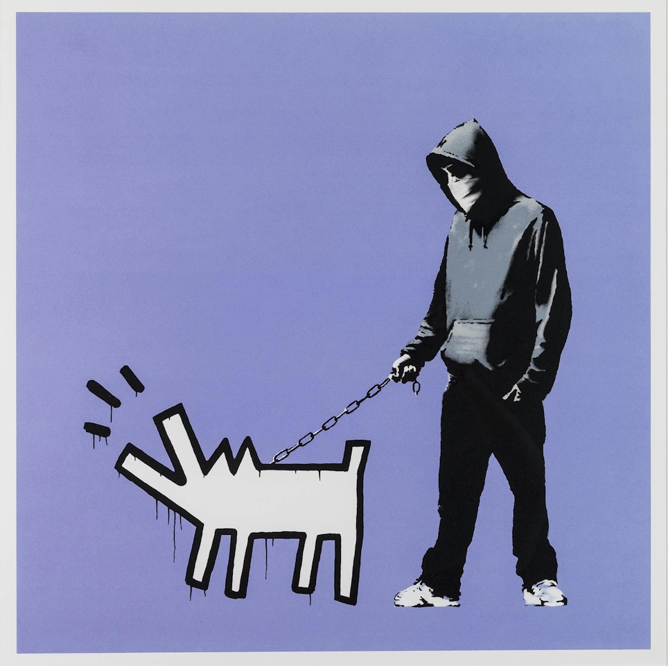 Choose Your Weapon (Bright Purple) by Banksy