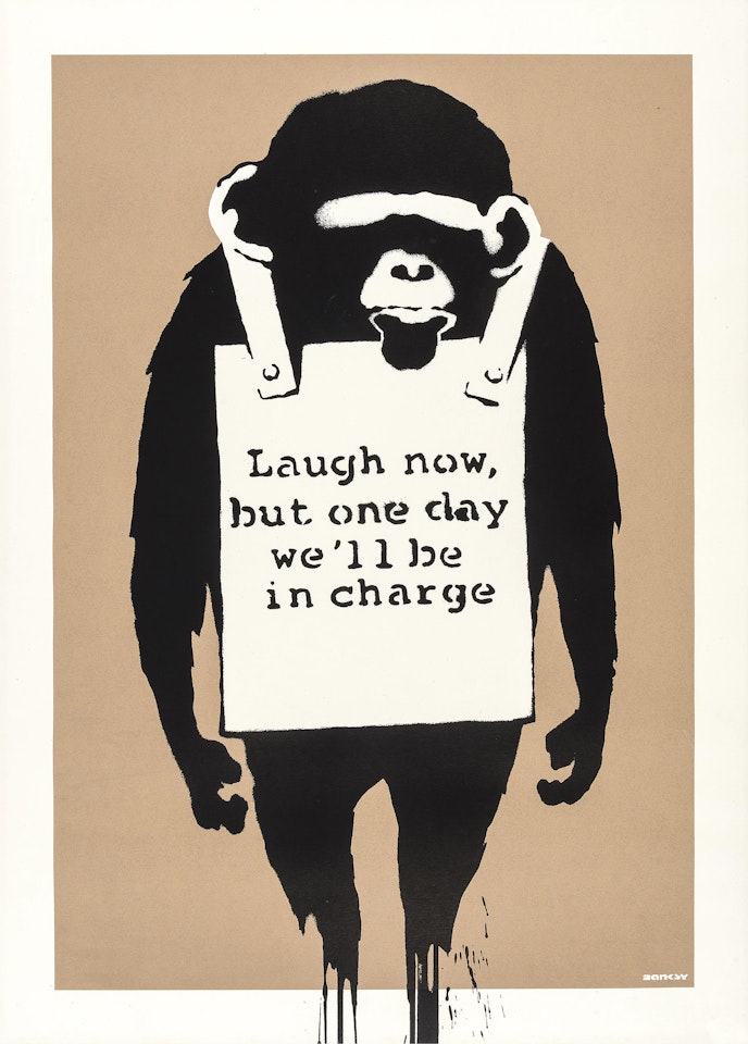 Laugh Now (DN) by Banksy