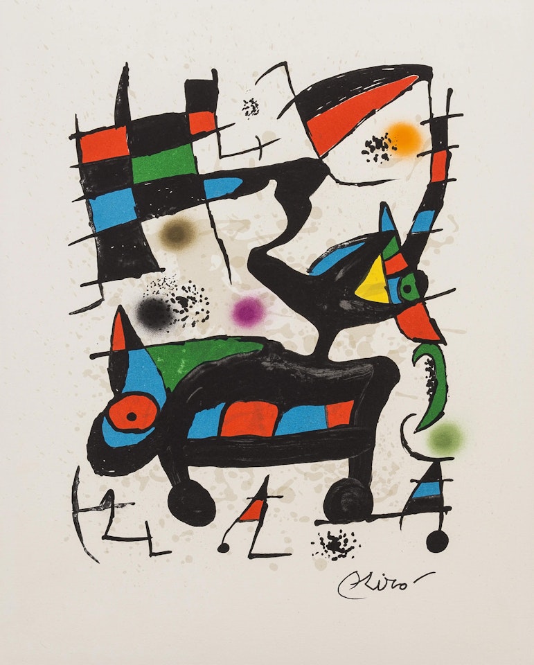 From. Oda à Joan Miró (Mourlot 903) by Joan Miró