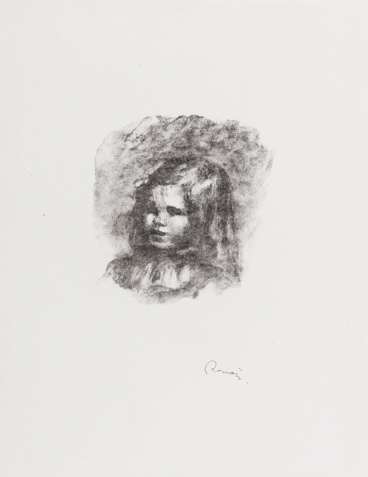 Claude Renoir, Tourné à Gauche (Delteil 40, Stella 40) by Pierre-Auguste Renoir