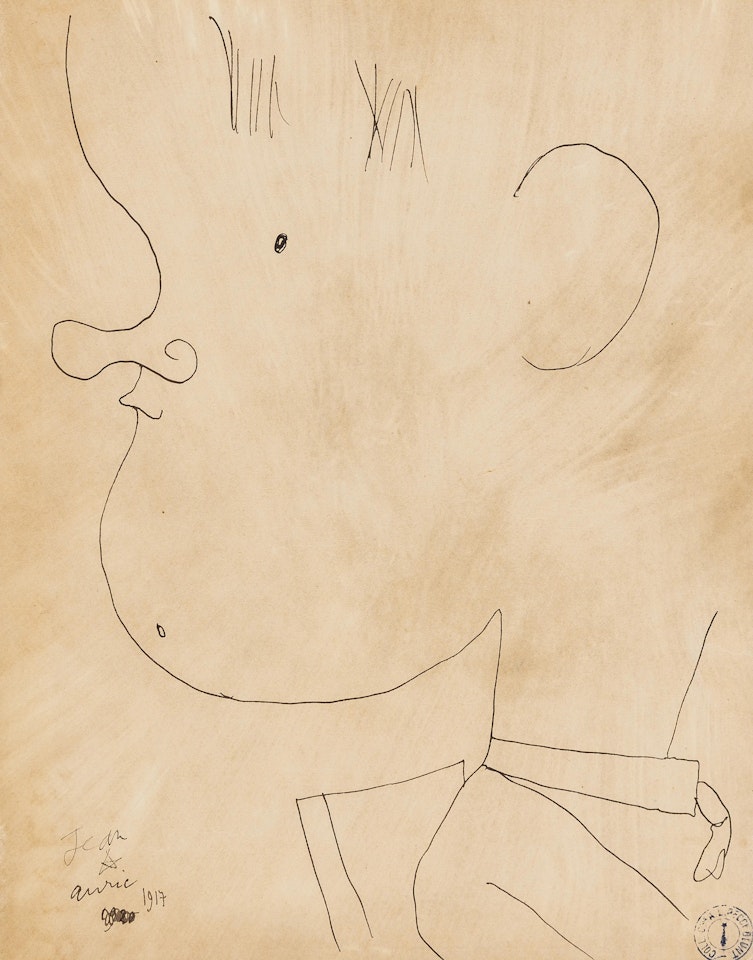 Portrait de Georges Auric by Jean Cocteau