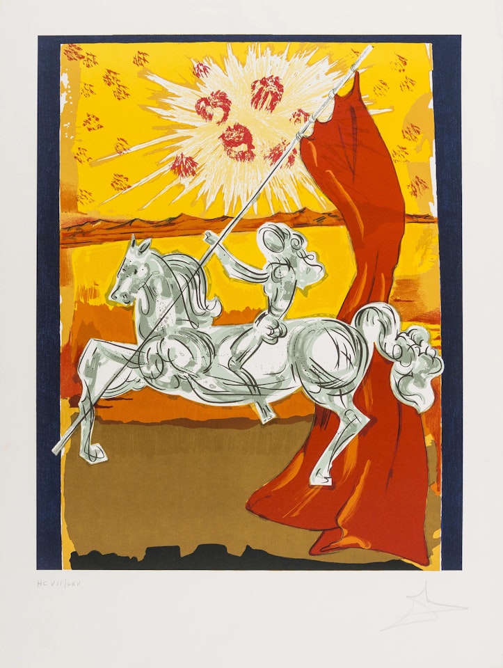 Wilfred of Ivanhoe (Field 78-8-C) by Salvador Dali