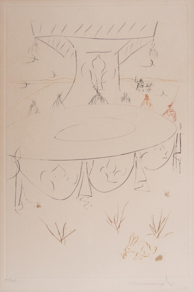 Lancelot (from Shakespeare II) (Field 71-1-O; M & L 396b) by Salvador Dali