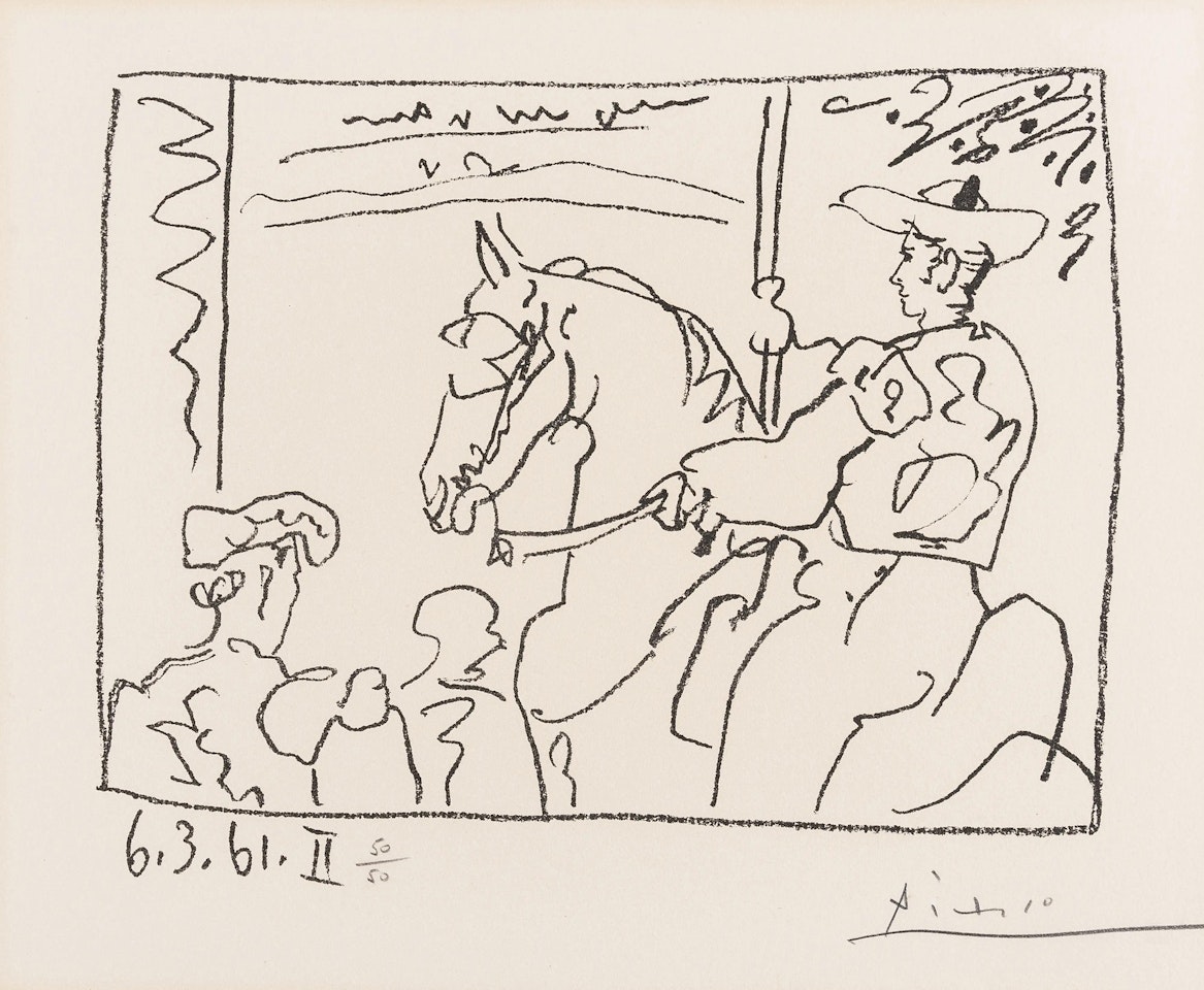 Le Picador I (Bloch 1013) by Pablo Picasso