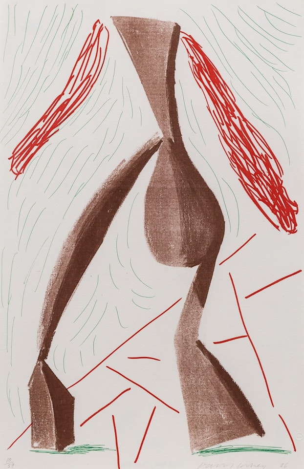 Walking, June (MCA Tokyo 304) by David Hockney