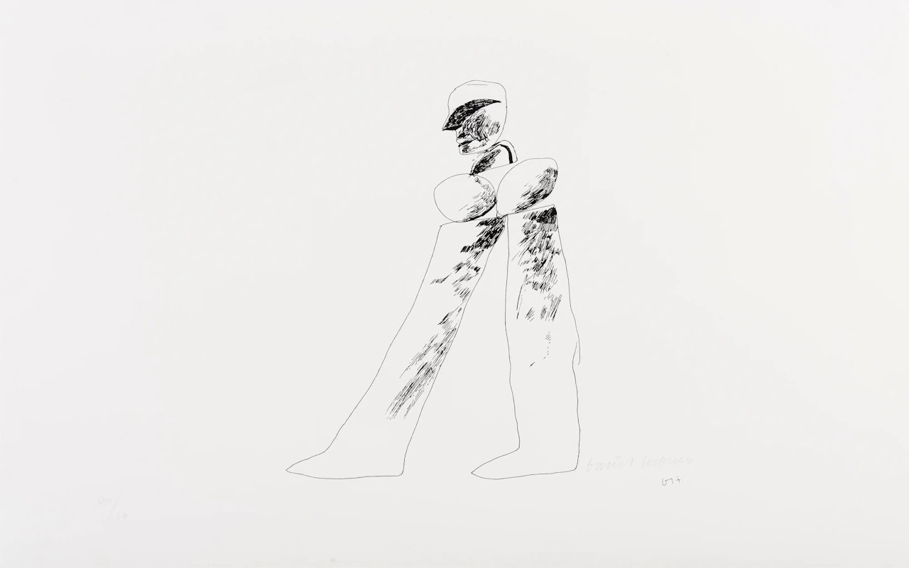 Man (Mikro 20) by David Hockney