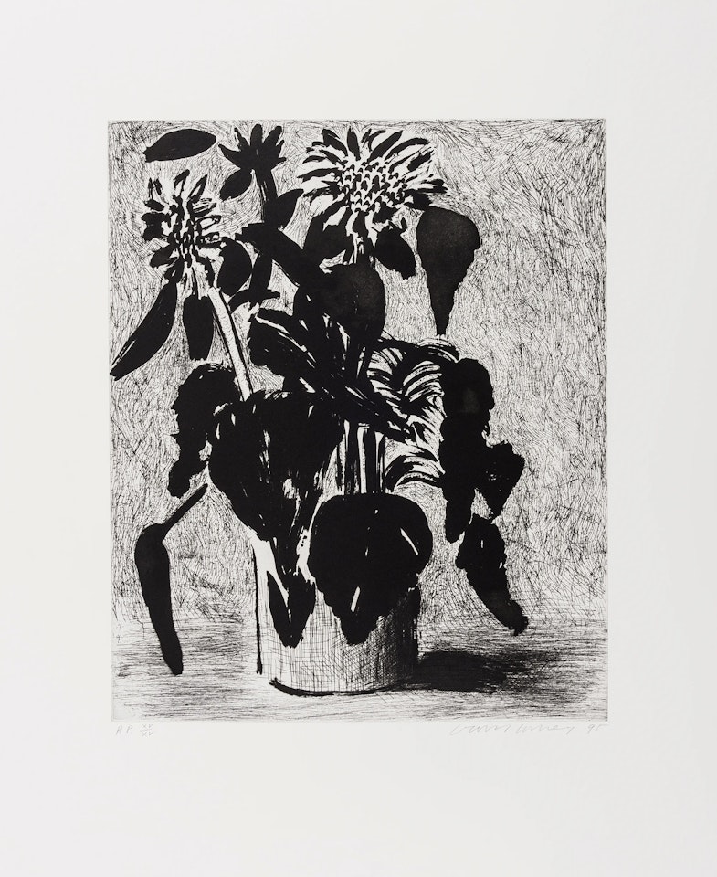 Sunflowers II (MCA Tokyo 348) by David Hockney