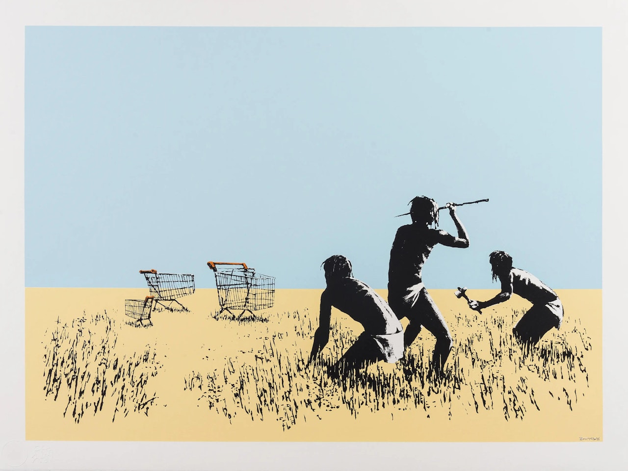 Trolleys (Colour) (Signed) by Banksy