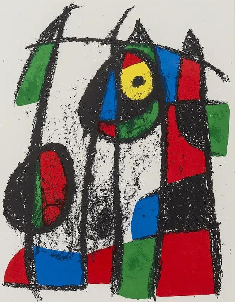 Untitled; Untitled; Untitled (from Lithographe II) (Cramer 198) by Joan Miró