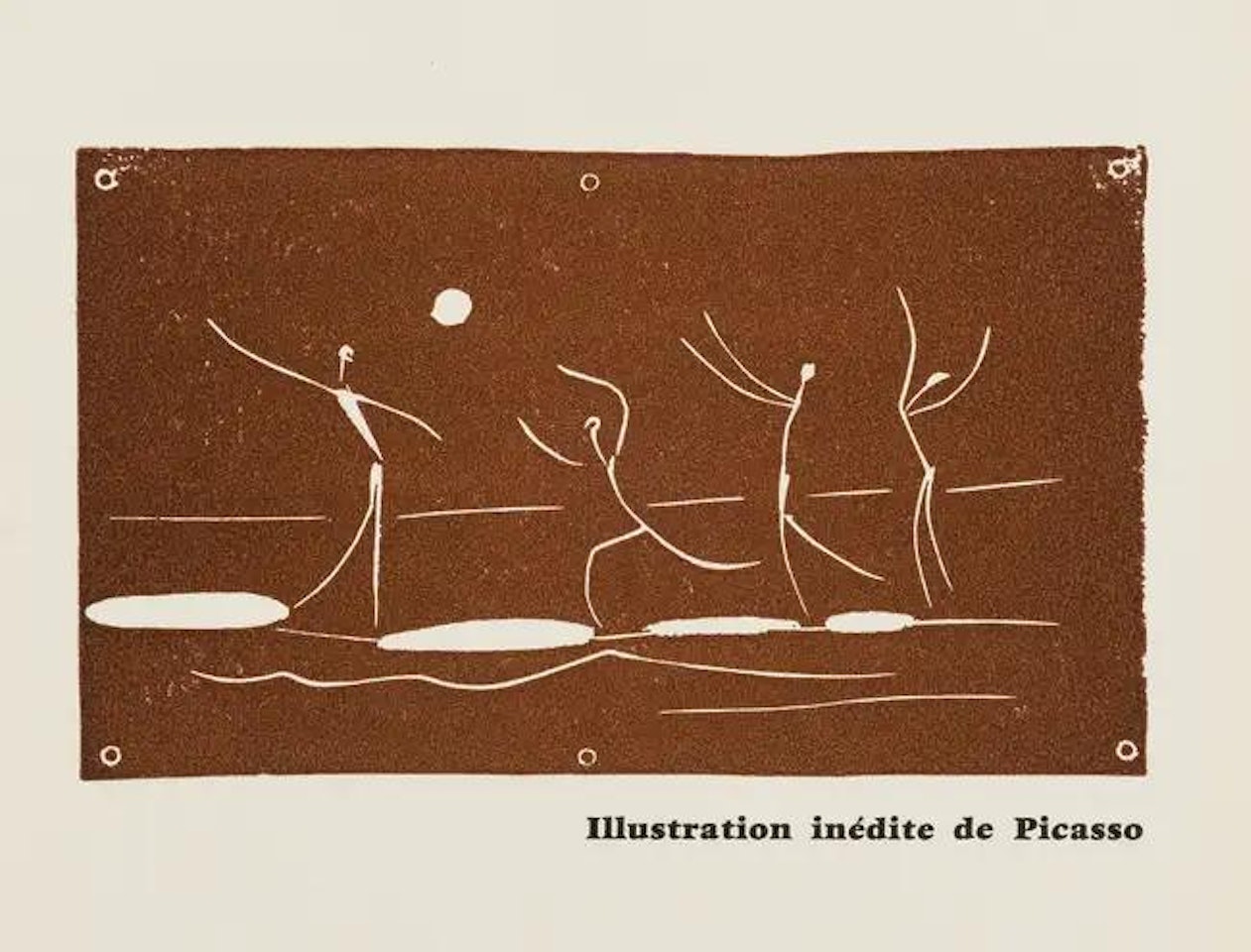 Jeu de ballon sur une plage (Baer 1046, Cramer 89) by Pablo Picasso