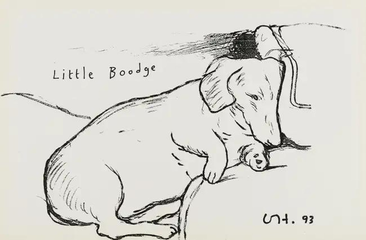 Little Boodge by David Hockney