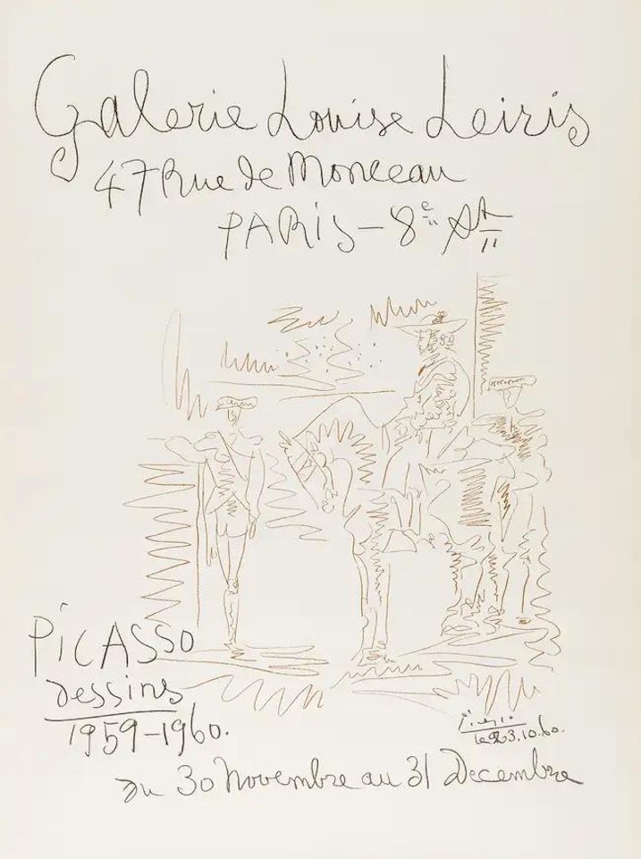 Picasso Dessins; (CZW 41, Mourlot 334) by Pablo Picasso