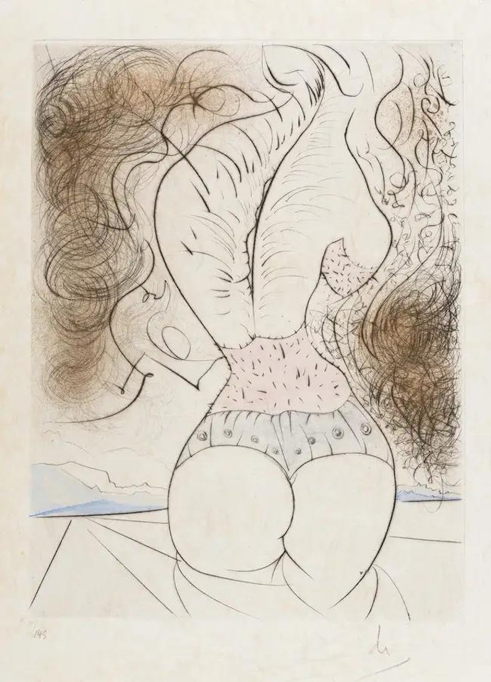 Le Torse (Torso) (M&L 362f; Field 68-6-M) by Salvador Dali
