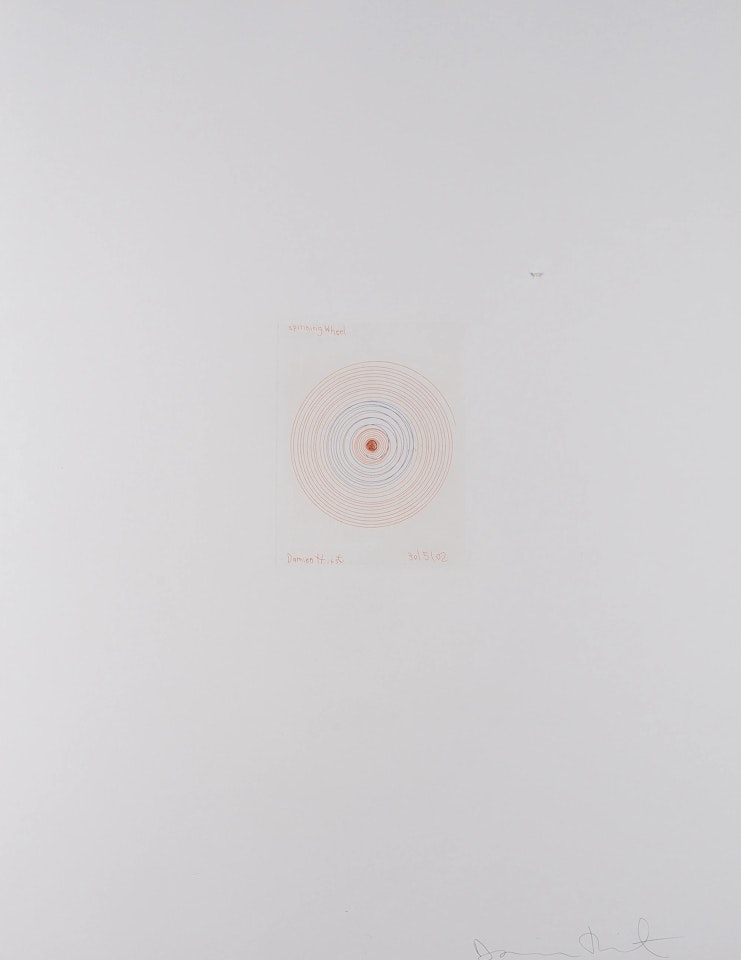 Spinning Wheel (from In a Spin, The Action of the World on Things I) by Damien Hirst