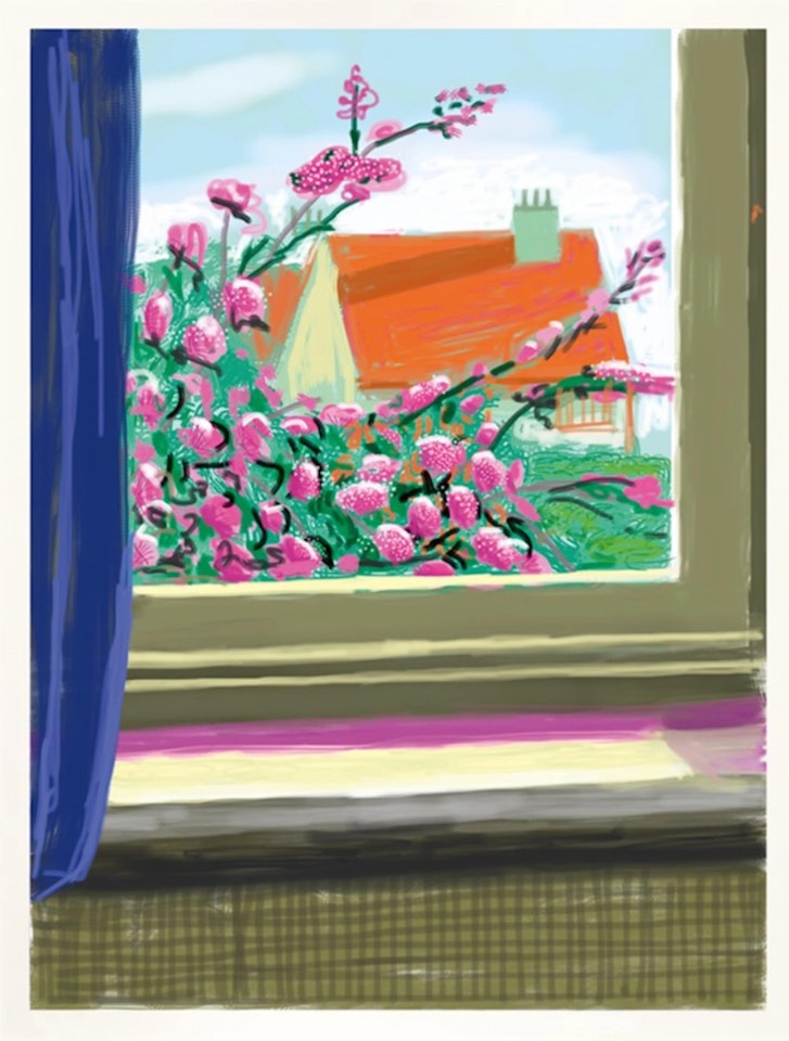 iPad drawing "No. 778", 17th April 2011 by David Hockney