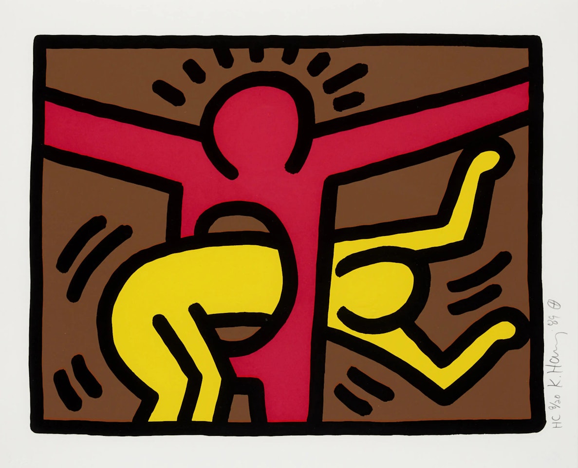 Pop Shop IV (Littman p.147) by Keith Haring