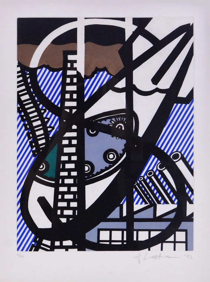 Un Fenêtre Ouverte sur Chicago (Corlett 271) by Roy Lichtenstein