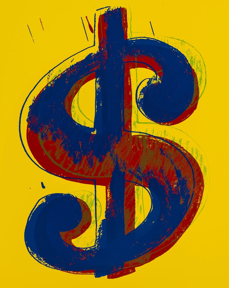 Dollar Signs (Sunday B. Morning) by After Andy Warhol