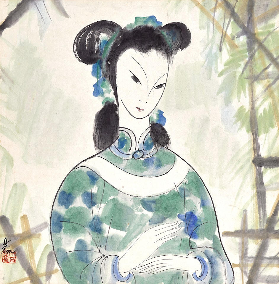 Beauty by Lin Fengmian