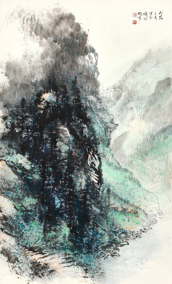 Farming in Spring Mountains by Li Xiongcai