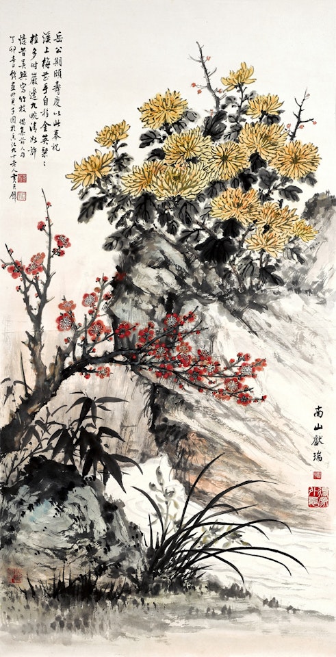 Blossoms of Longevity by Huang Junbi