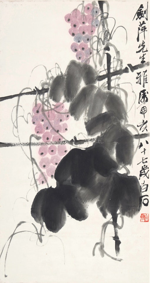 Grapes by Qi Baishi