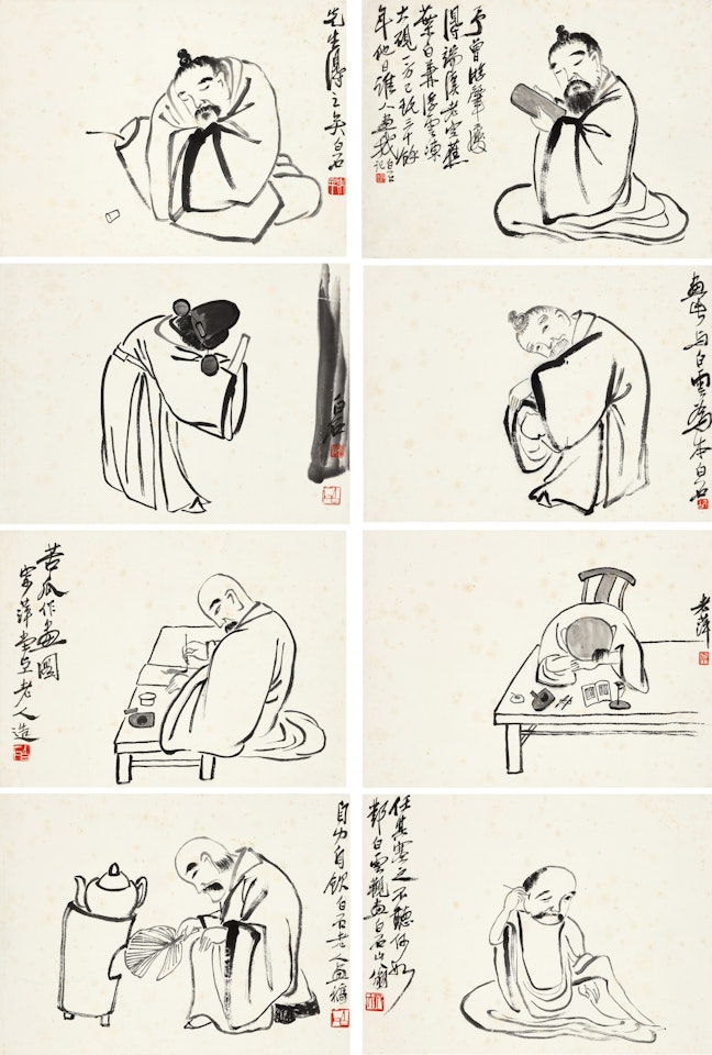 Figures by Qi Baishi