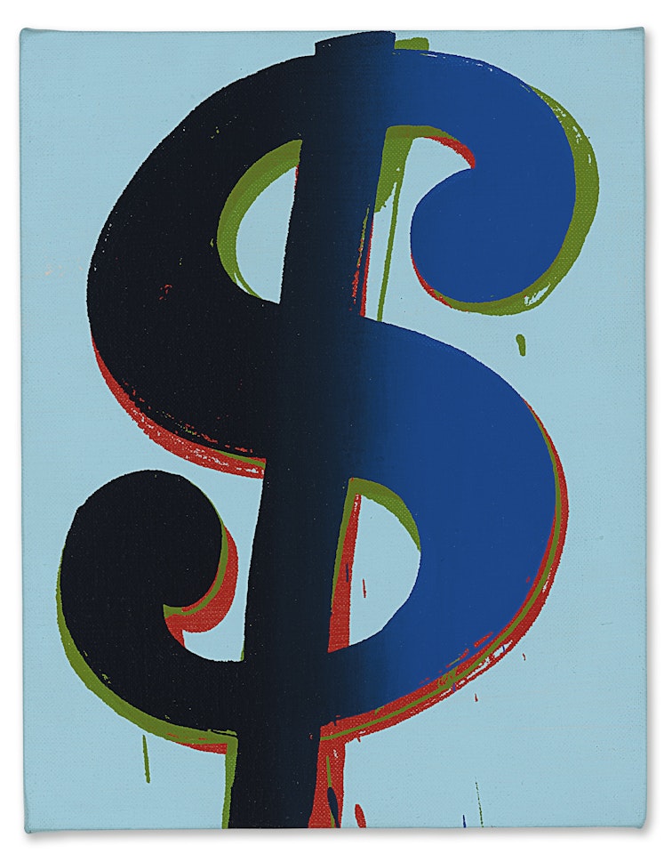 Dollar Sign by Andy Warhol