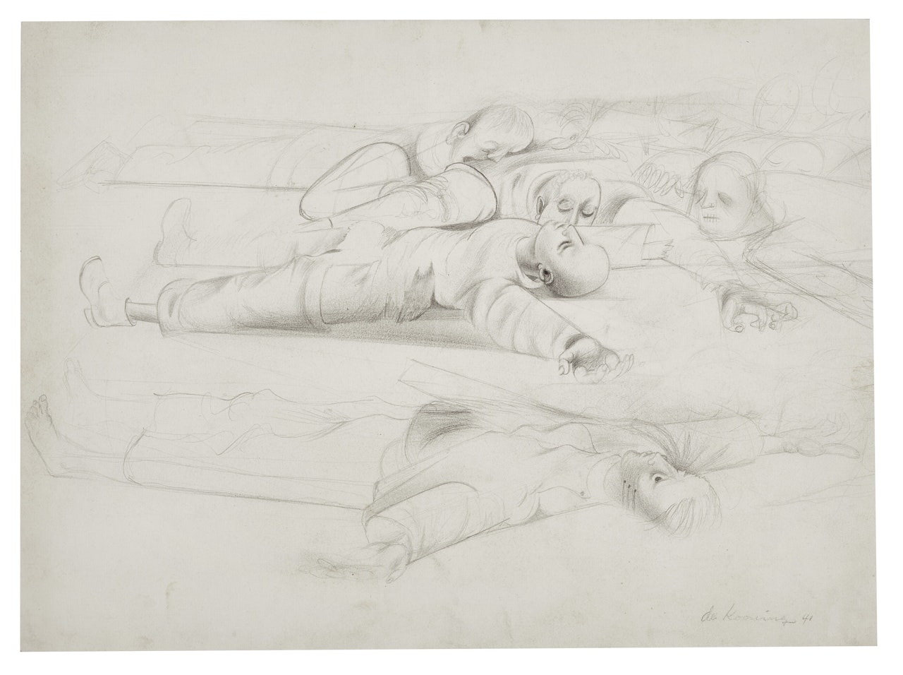 Untitled (Massacre Scene) by Willem de Kooning