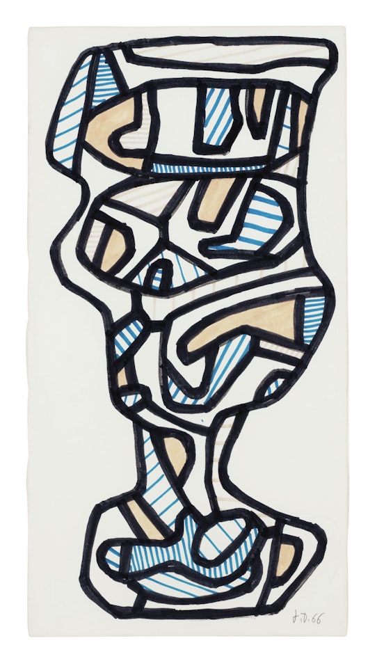 Le verre d'eau VII by Jean Dubuffet