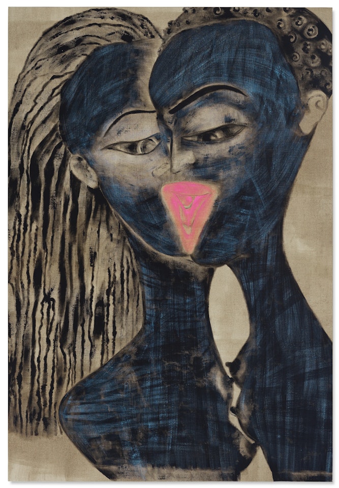 Two Black Women by Francesco Clemente