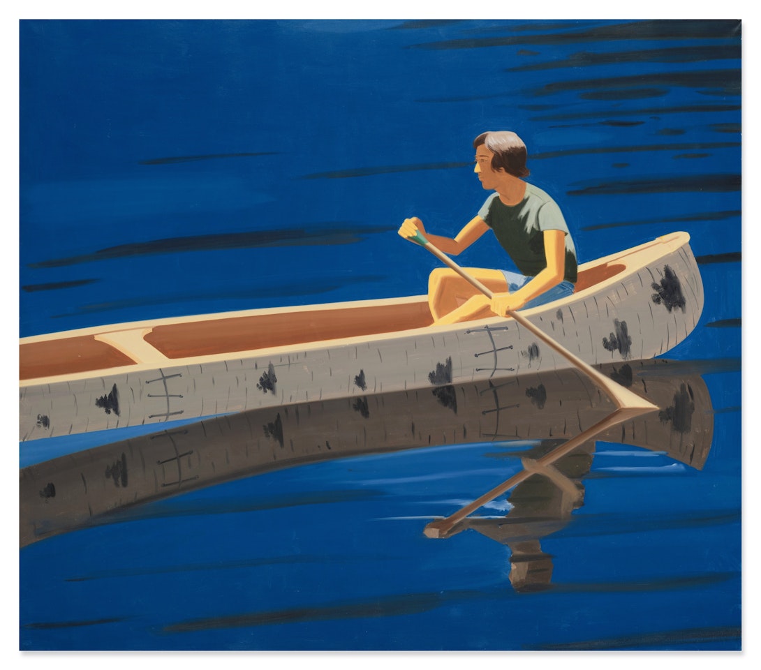 Canoe With Figure by Alex Katz