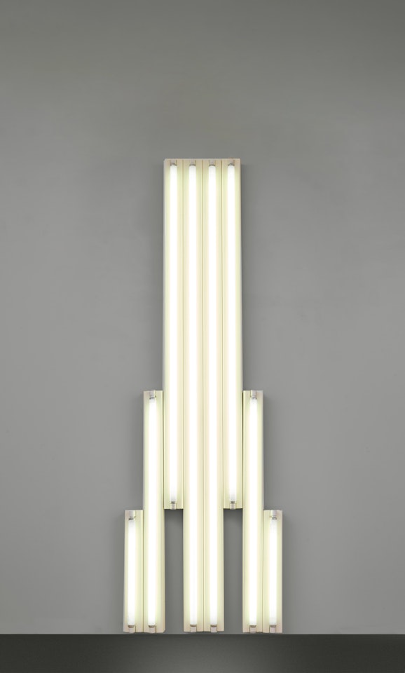 monument" for V. Tatlin by Dan Flavin
