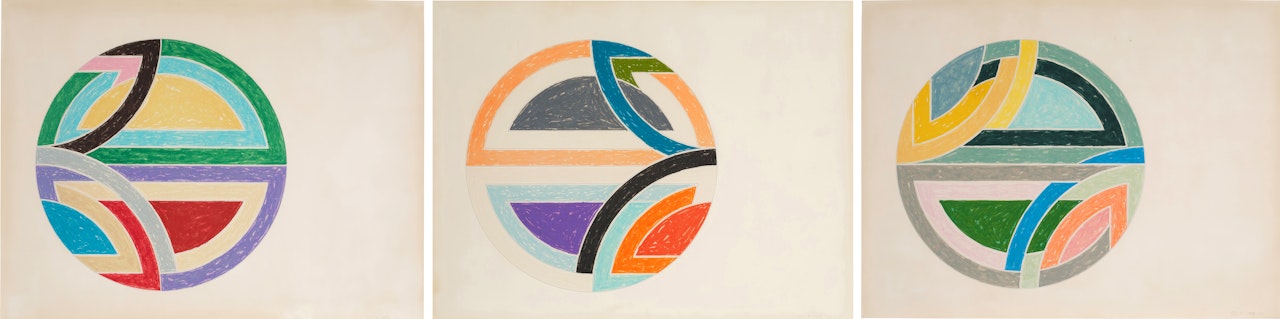 Sinjerli Variations: Three Plates by Frank Stella