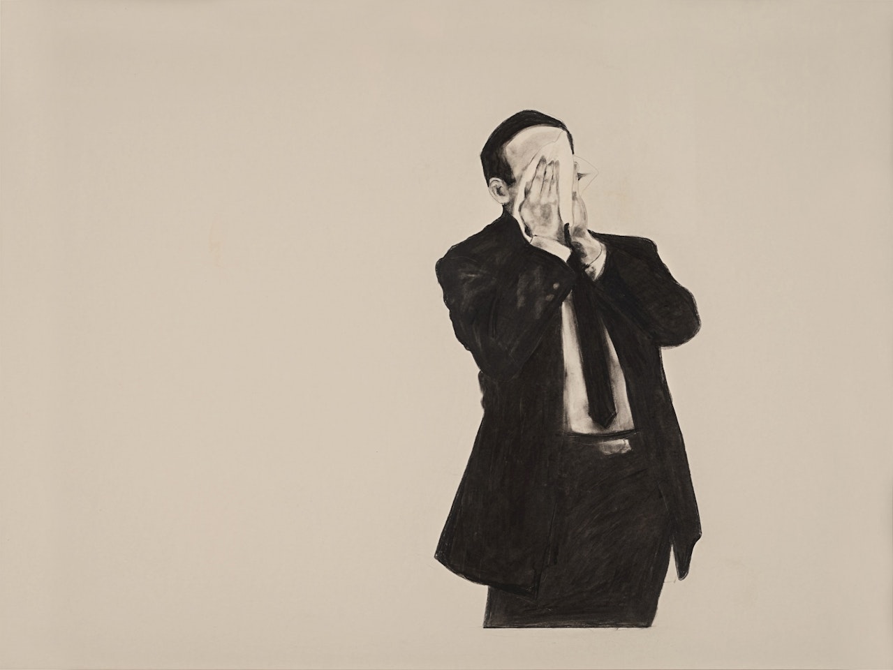 Untitled (Andrew Young) by Robert Longo