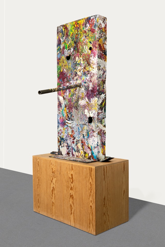 Untitled (Cloud and Pond William Mask M38B) by Mark Grotjahn
