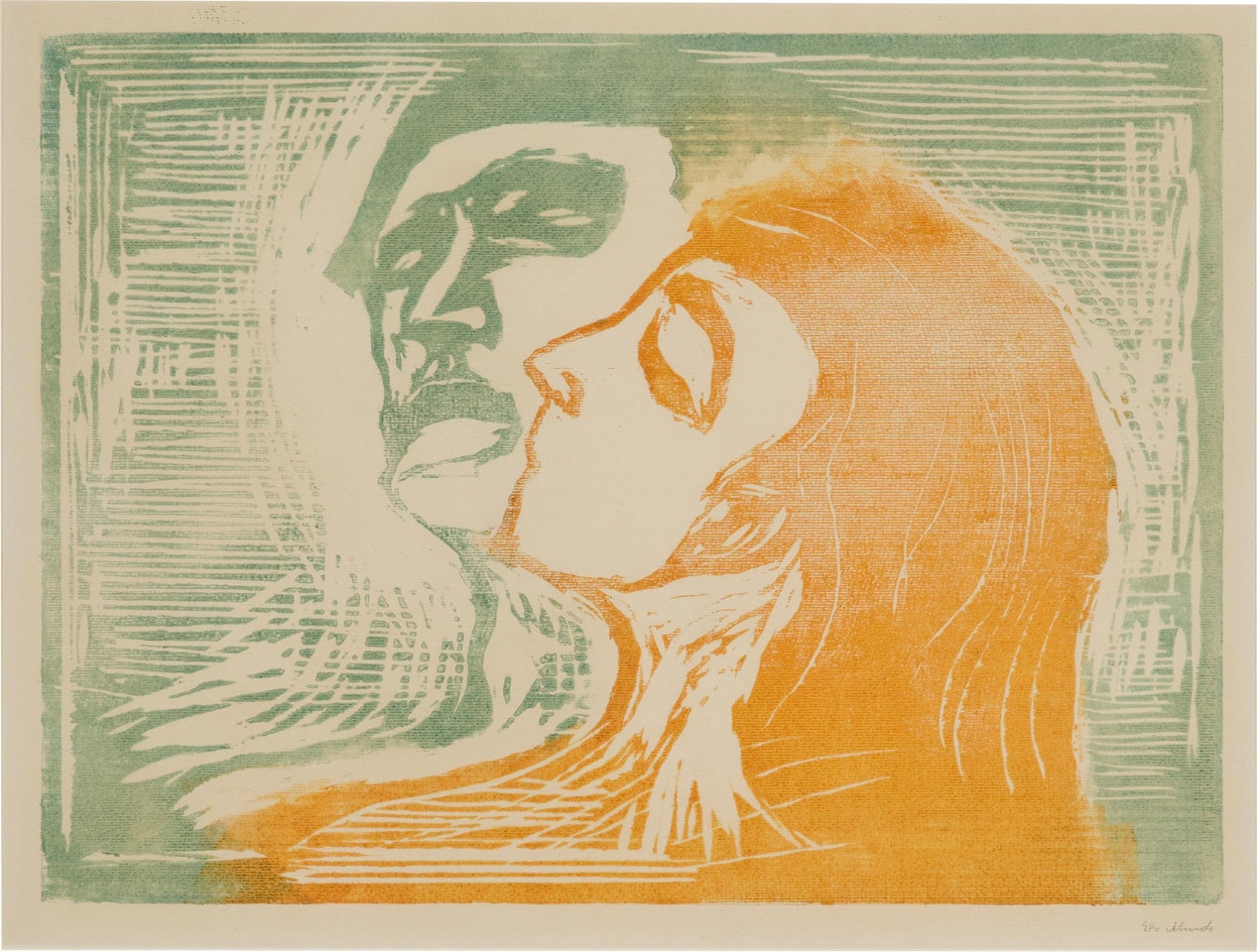 Head by Head by Edvard Munch