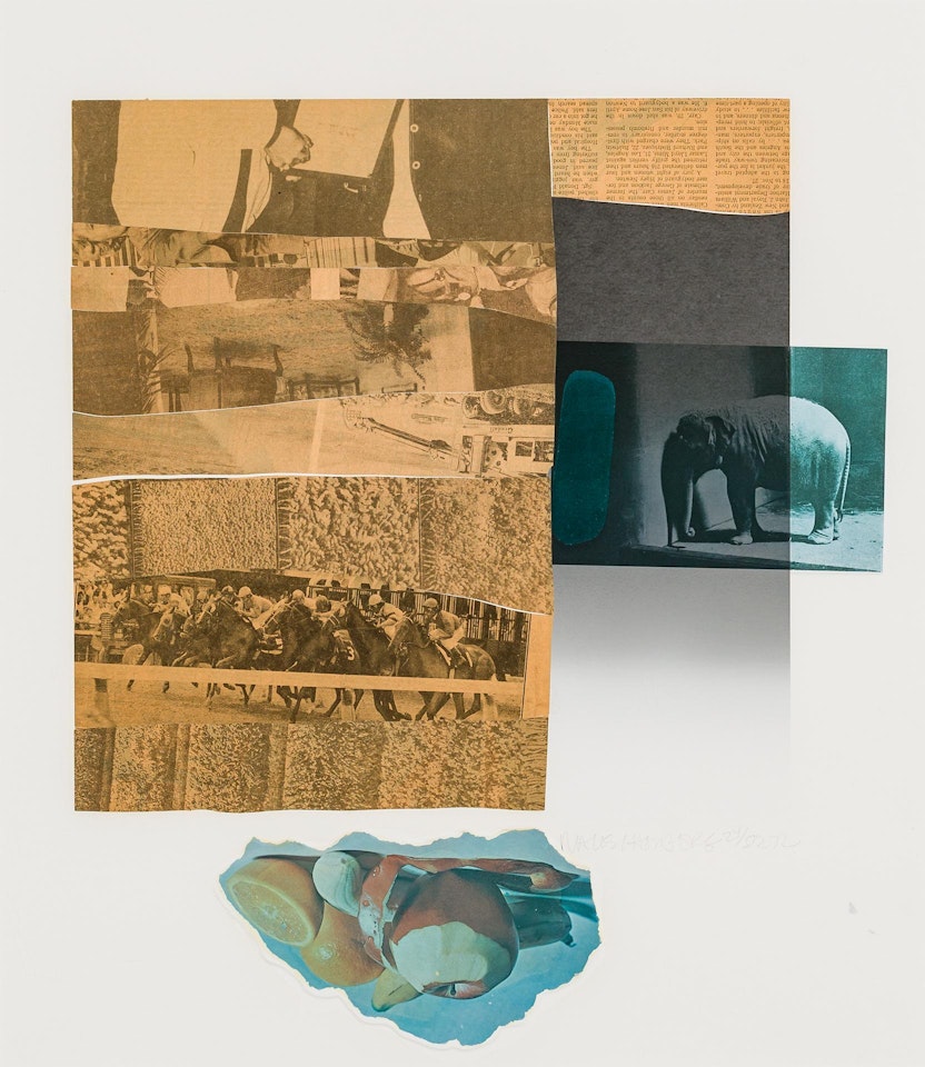 "Horsefeather Thirteen X" by Robert Rauschenberg