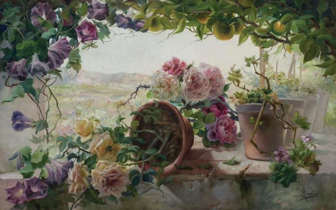 Still Life with Flowers by Continental School