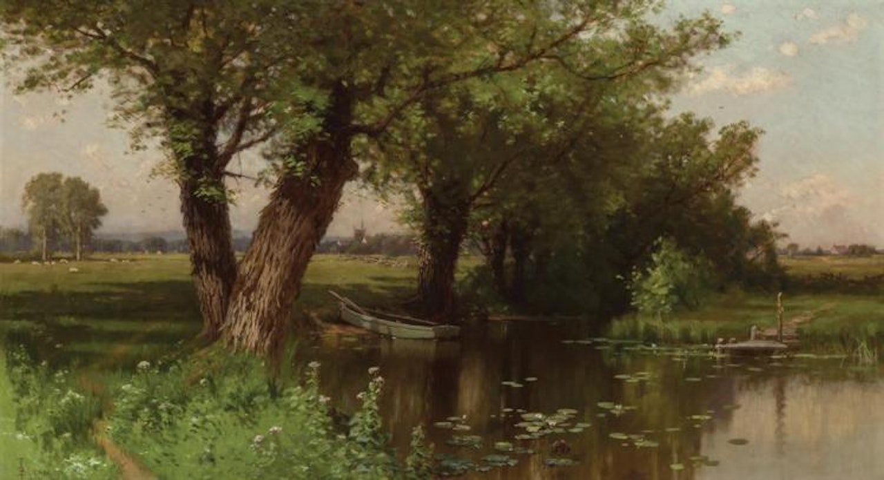 Summer Pond, Southampton by Alfred Thompson Bricher