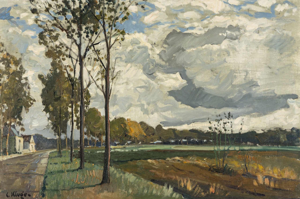 La route dans la Jourraine by Constantin Kluge