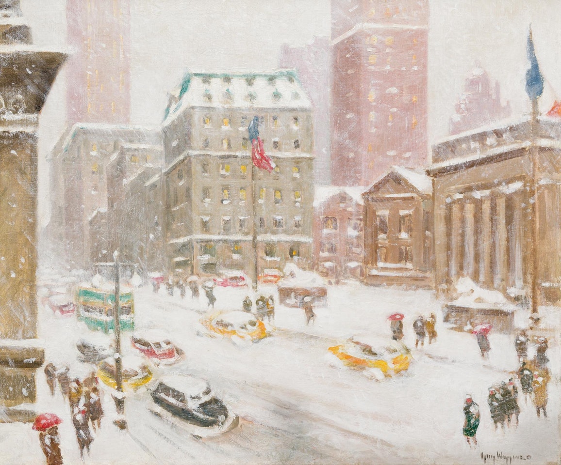 "5th Ave At 42nd Street" by Guy Carleton Wiggins