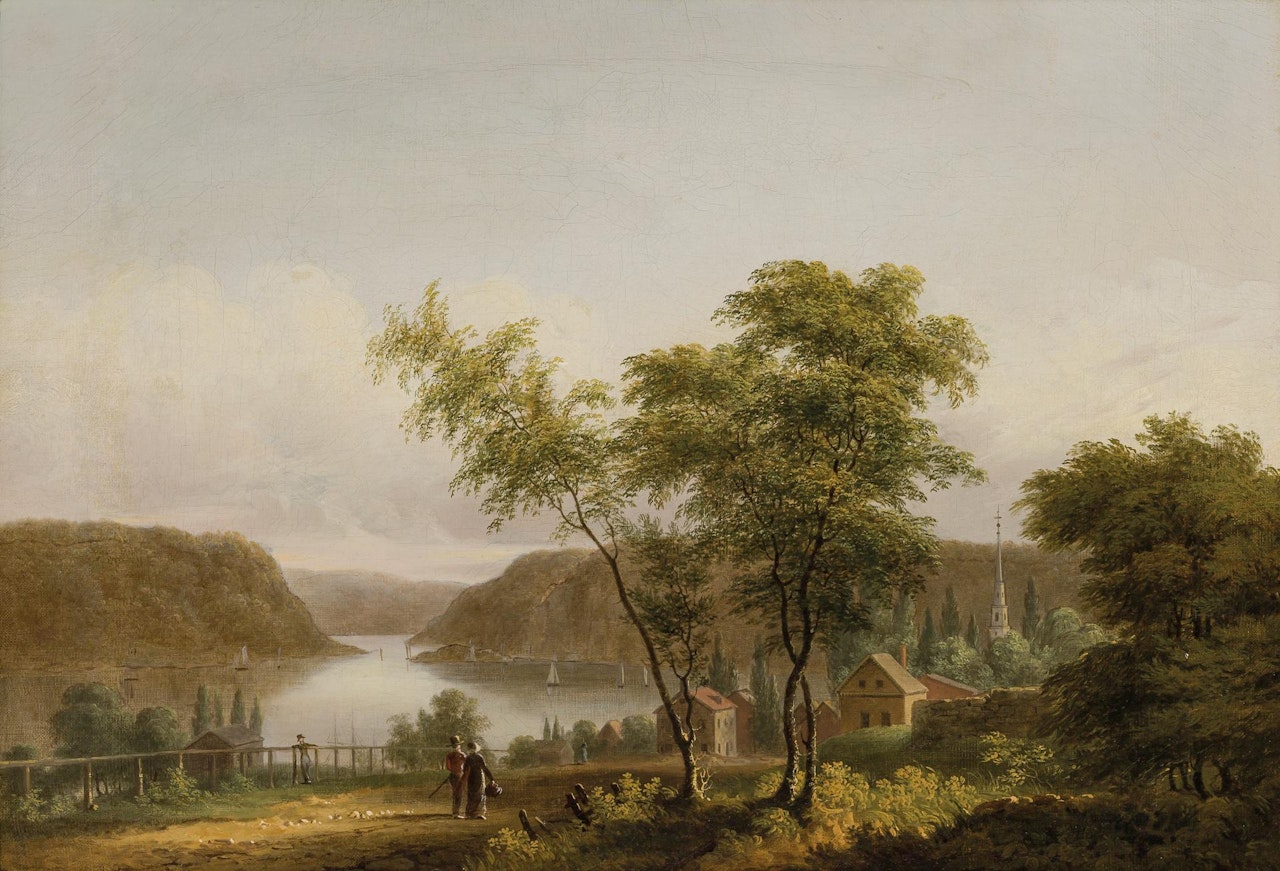 Promenade On The Hudson by Thomas Doughty