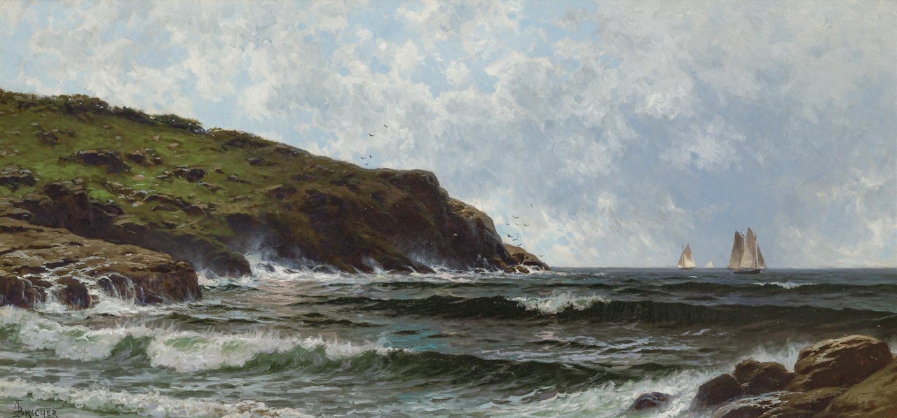 Rocky Coast At Grand Manan by Alfred Thompson Bricher