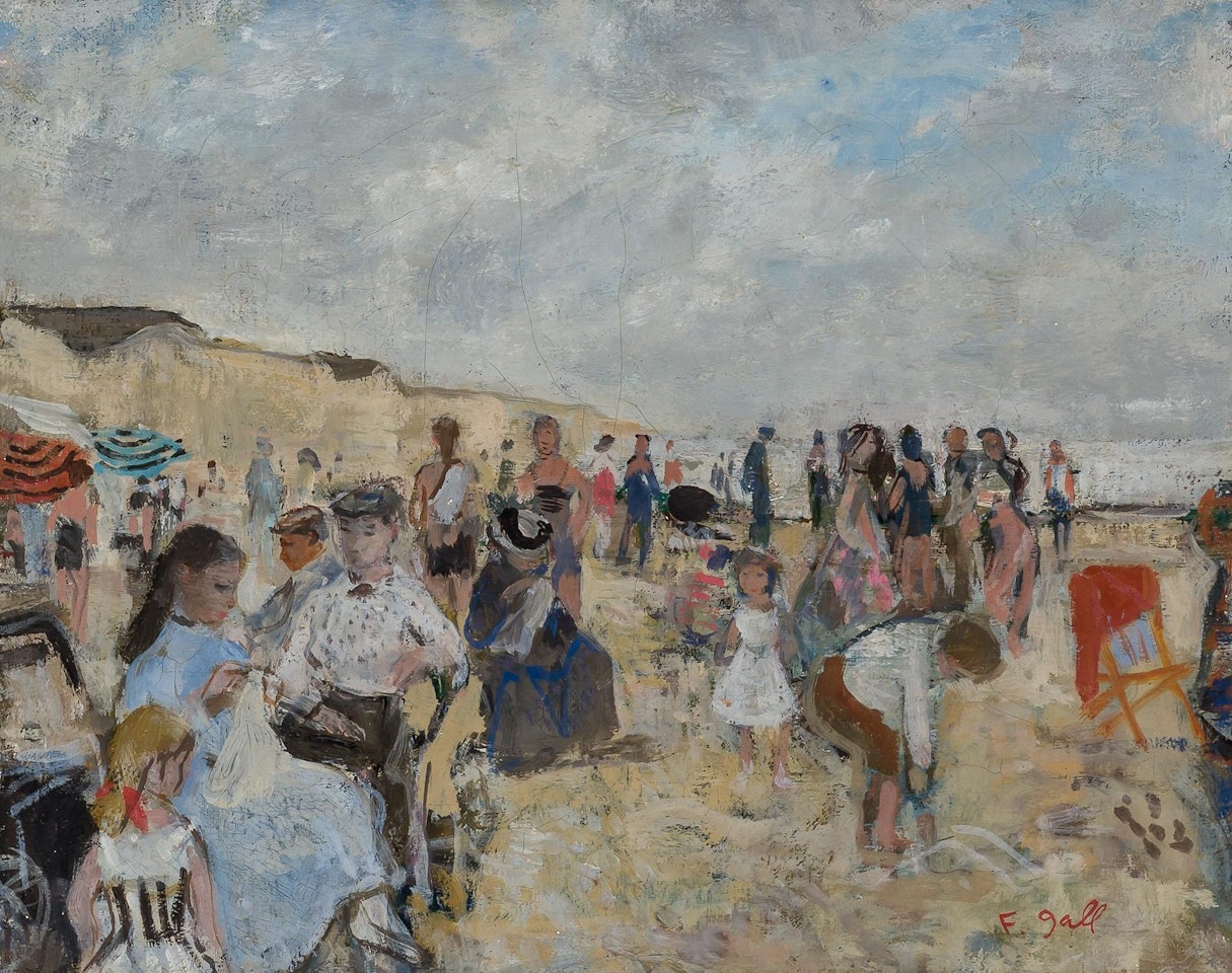 Beach Scene by François Gall