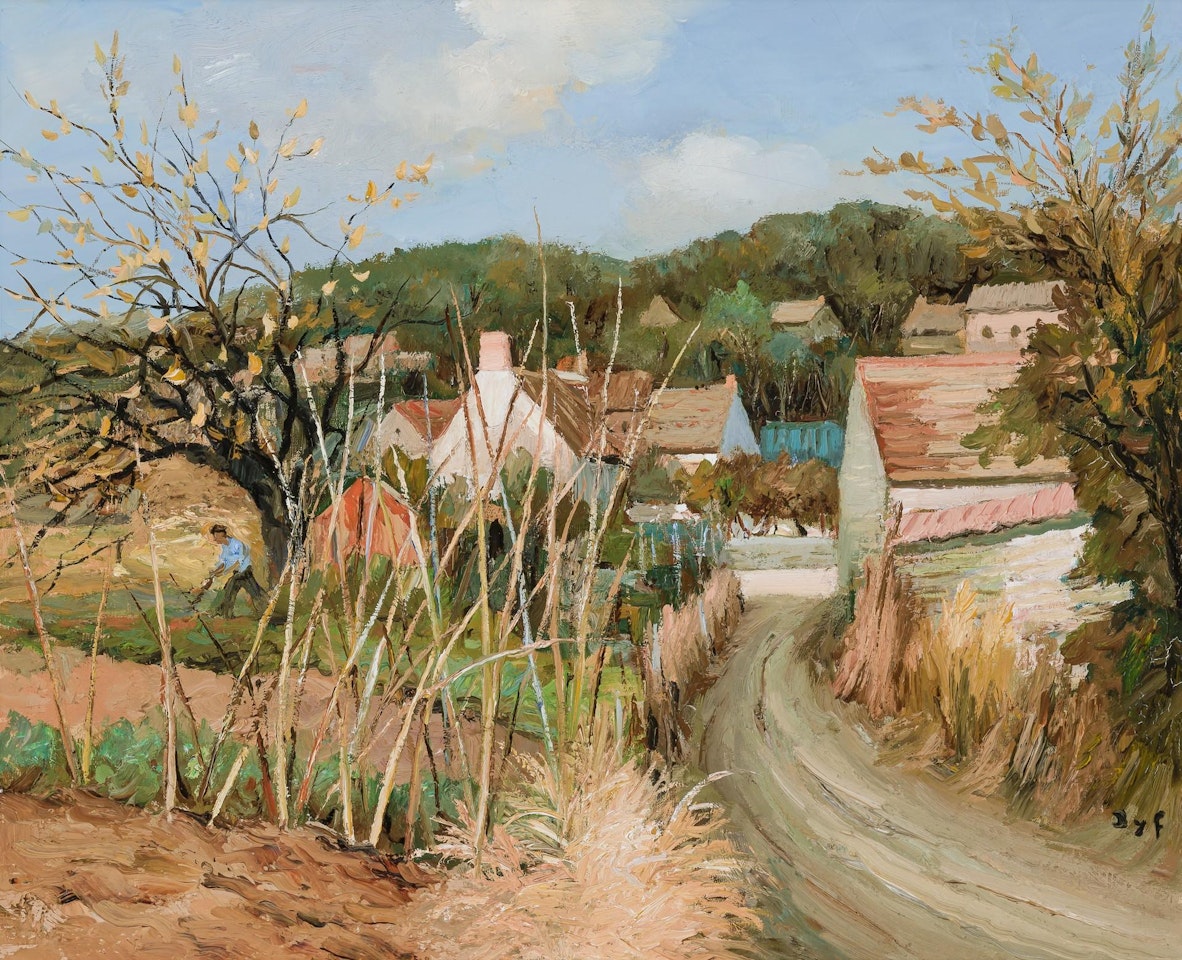 "Chemin De Chennevières" (Bois D"Arcy) by Marcel Dyf
