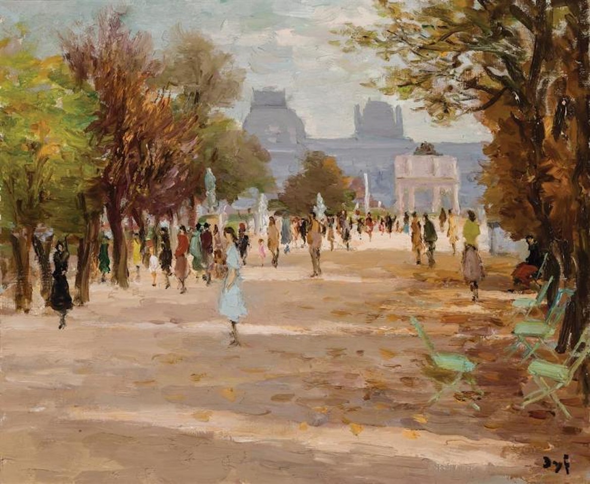 "Jardin des Tuilleries" by Marcel Dyf